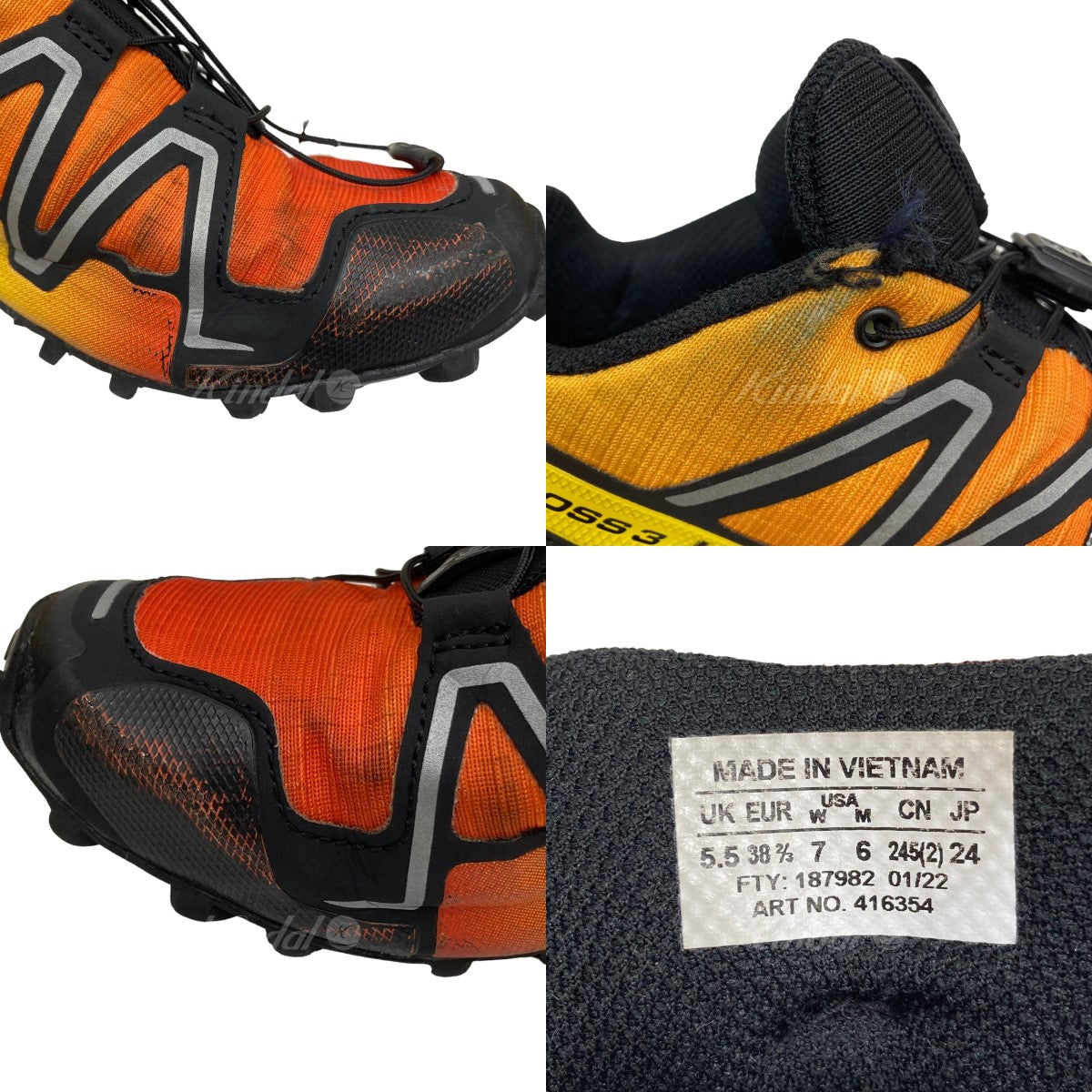 SALOMON(サロモン) Speedcross スニーカー 416354 416354 オレンジ