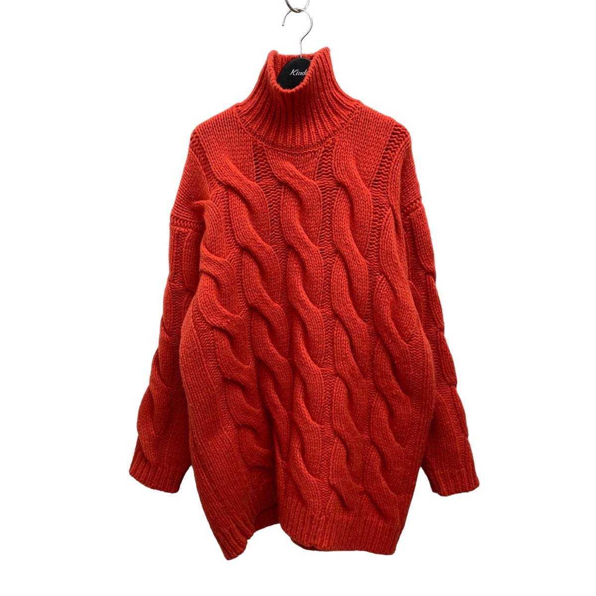 BIG CABLE OVER KNIT TOPS タートルネックニット 15106-2172