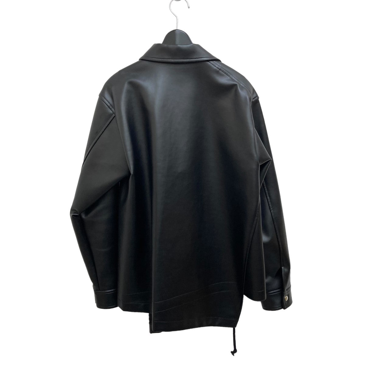 BLACK COMME des GARCONS(ブラックコムデギャルソン) フェイクレザーコーチジャケット1I-J014 1I-J014 ブラック  サイズ L｜【公式】カインドオルオンライン ブランド古着・中古通販【kindal】