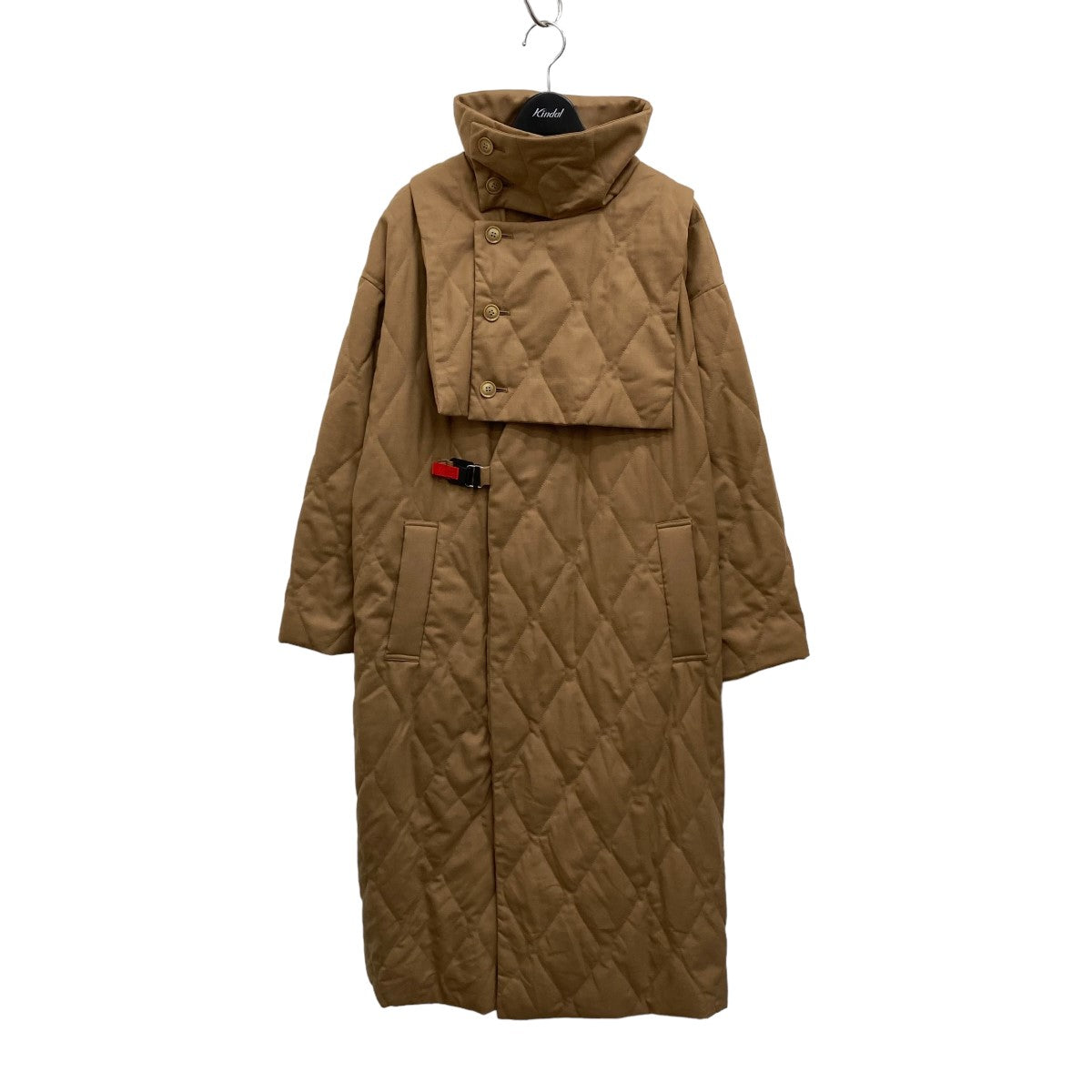 WASHABLE WOOL QUILT 2WAY STAND COAT コート