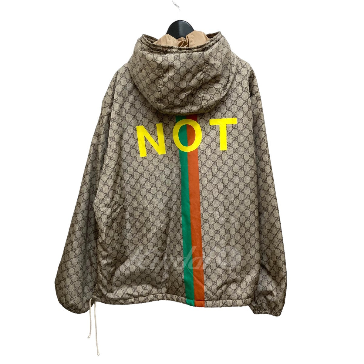 GUCCI(グッチ) Fake Not Print GG Nylon Jacket ジャケット