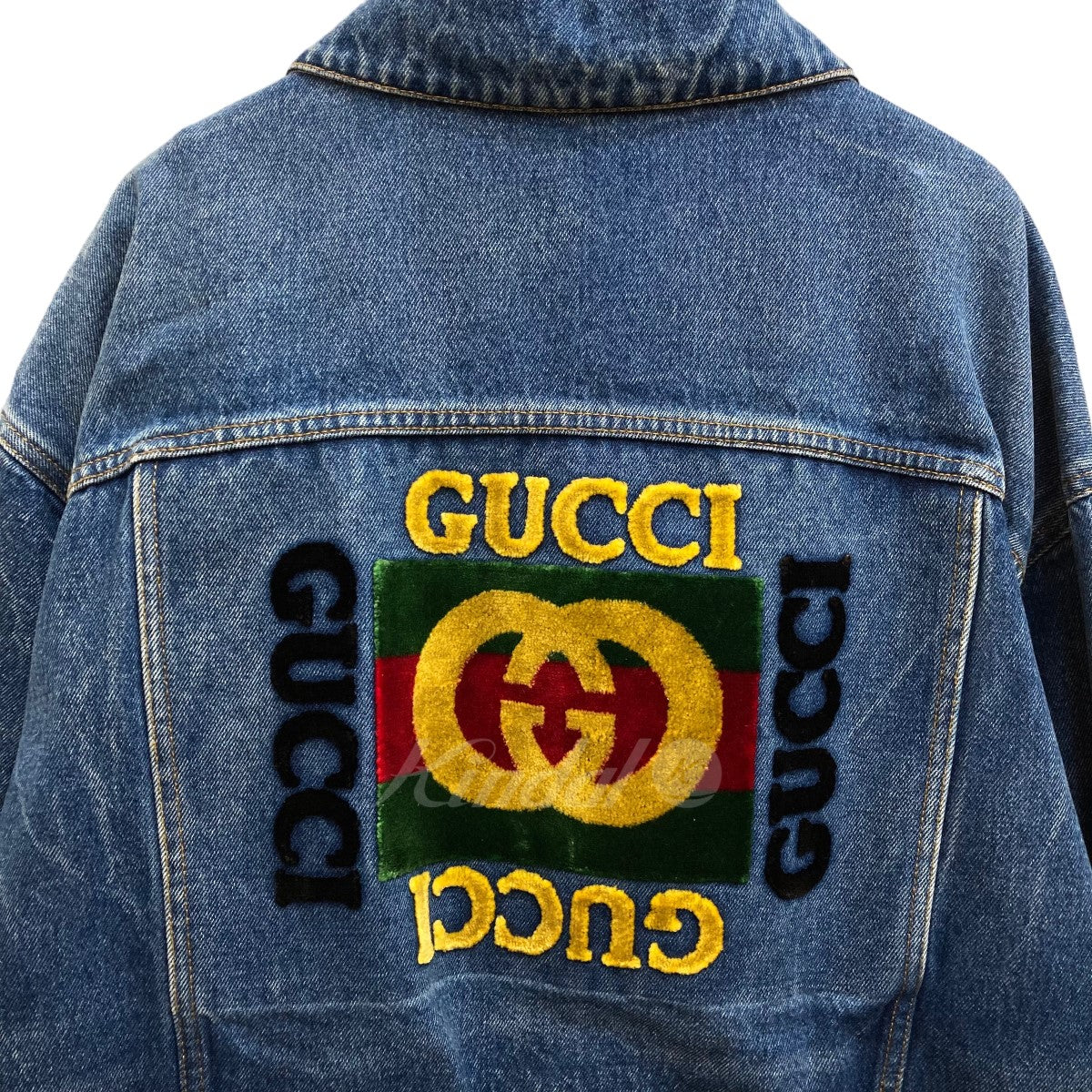 GUCCI(グッチ) Oversize Denim Jacket with Patches デニムジャケット 475024