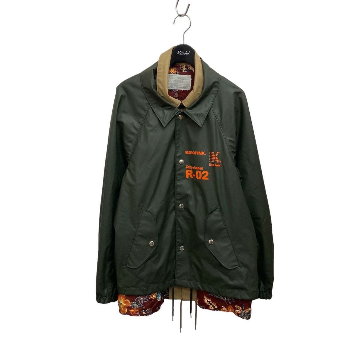 kolor(カラー) Polyurethane Coat Cloth Jacket 20SCM-G05112 