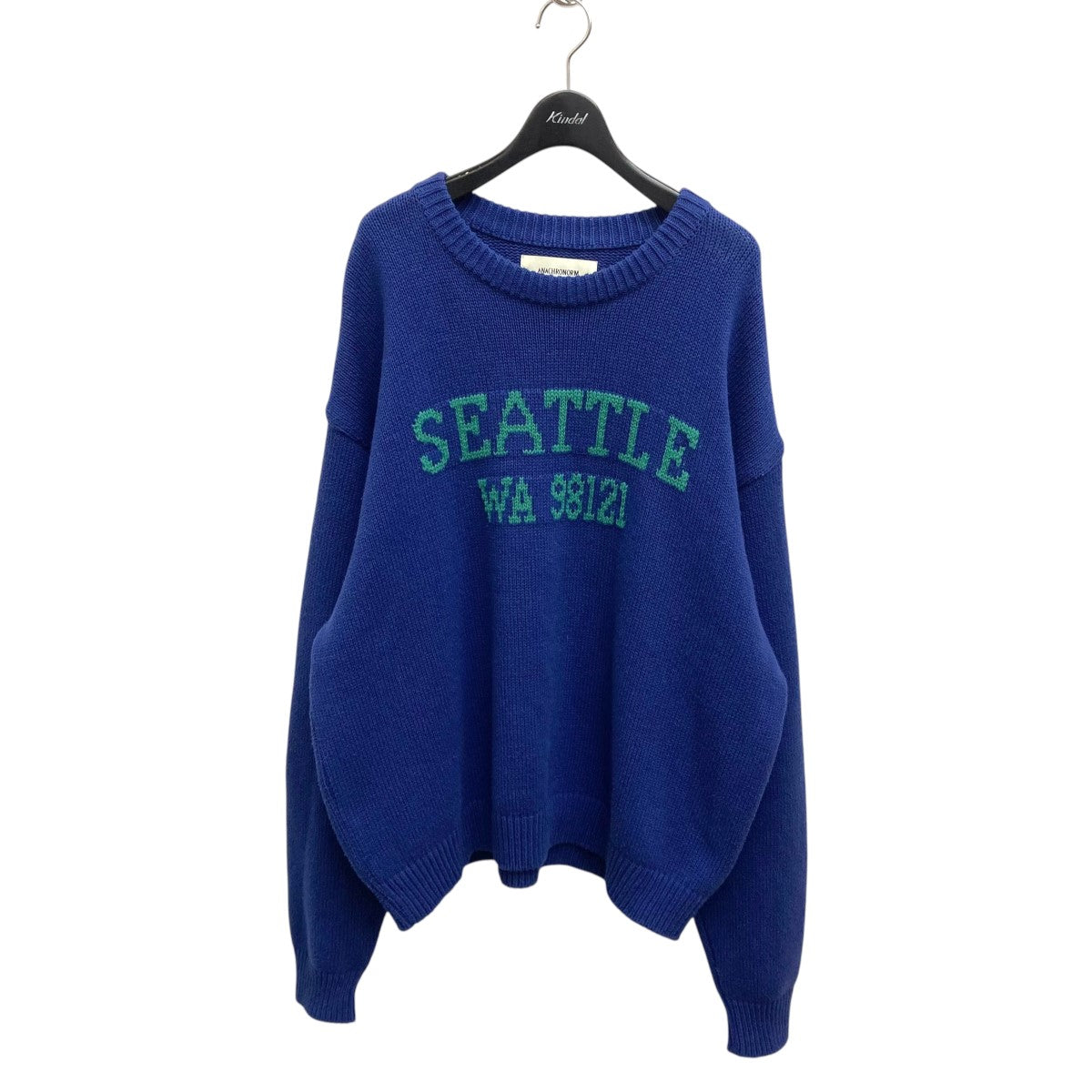 SEATTLE JAQUARD KNITニットSEATTLE JACQUARD KNIT NAVY