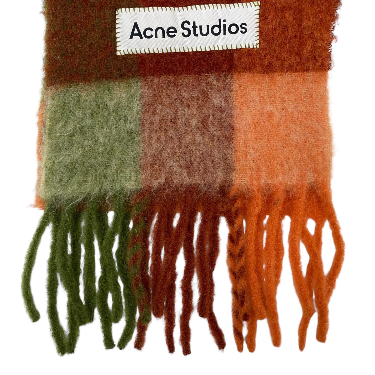 ACNE STUDIOS(アクネストゥディオズ) マフラー オレンジ サイズ 250×28ｃｍ｜【公式】カインドオルオンライン  ブランド古着・中古通販【kindal】