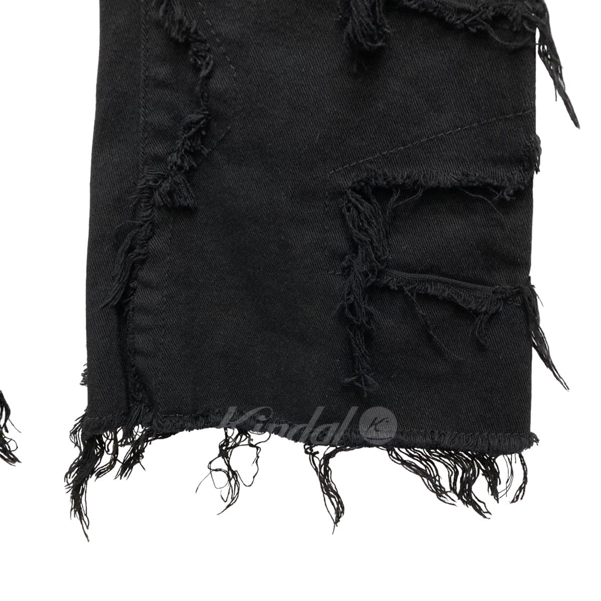 GUAPI ブラックデニム パンツ 32 グアピ GUAPI GUAPI ジーンズ All Black Embellished Denim V2