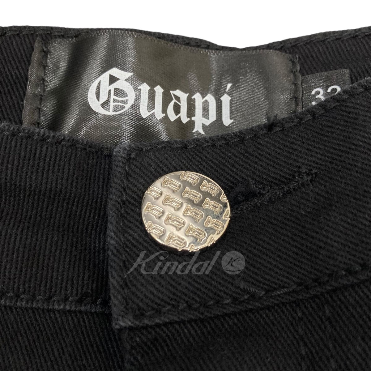 GUAPI(グアピ) スタックデニムパンツ ブラック サイズ 32｜【公式