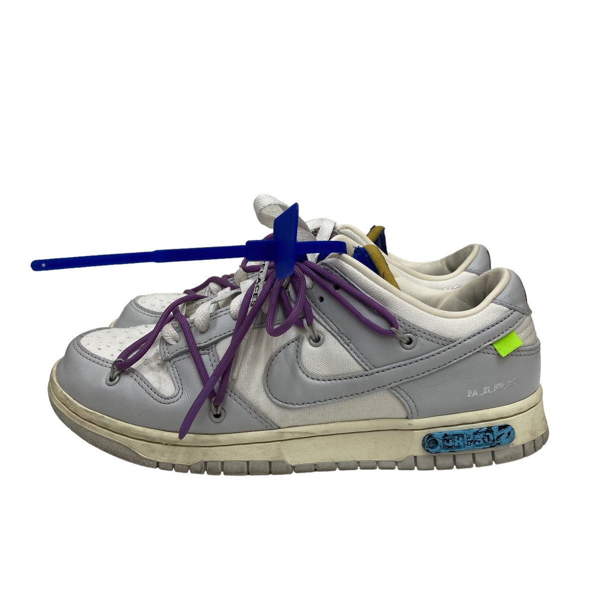 NIKE×OFFWHITE(ナイキ×オフホワイト) Dunk Low ”Sail Neutral Gray”スニーカーDM1602-107