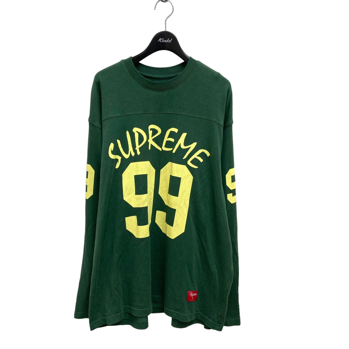 Supreme(シュプリーム) 99 L S Football TopロングスリーブTシャツ グリーン サイズ L｜【公式】カインドオルオンライン  ブランド古着・中古通販【kindal】