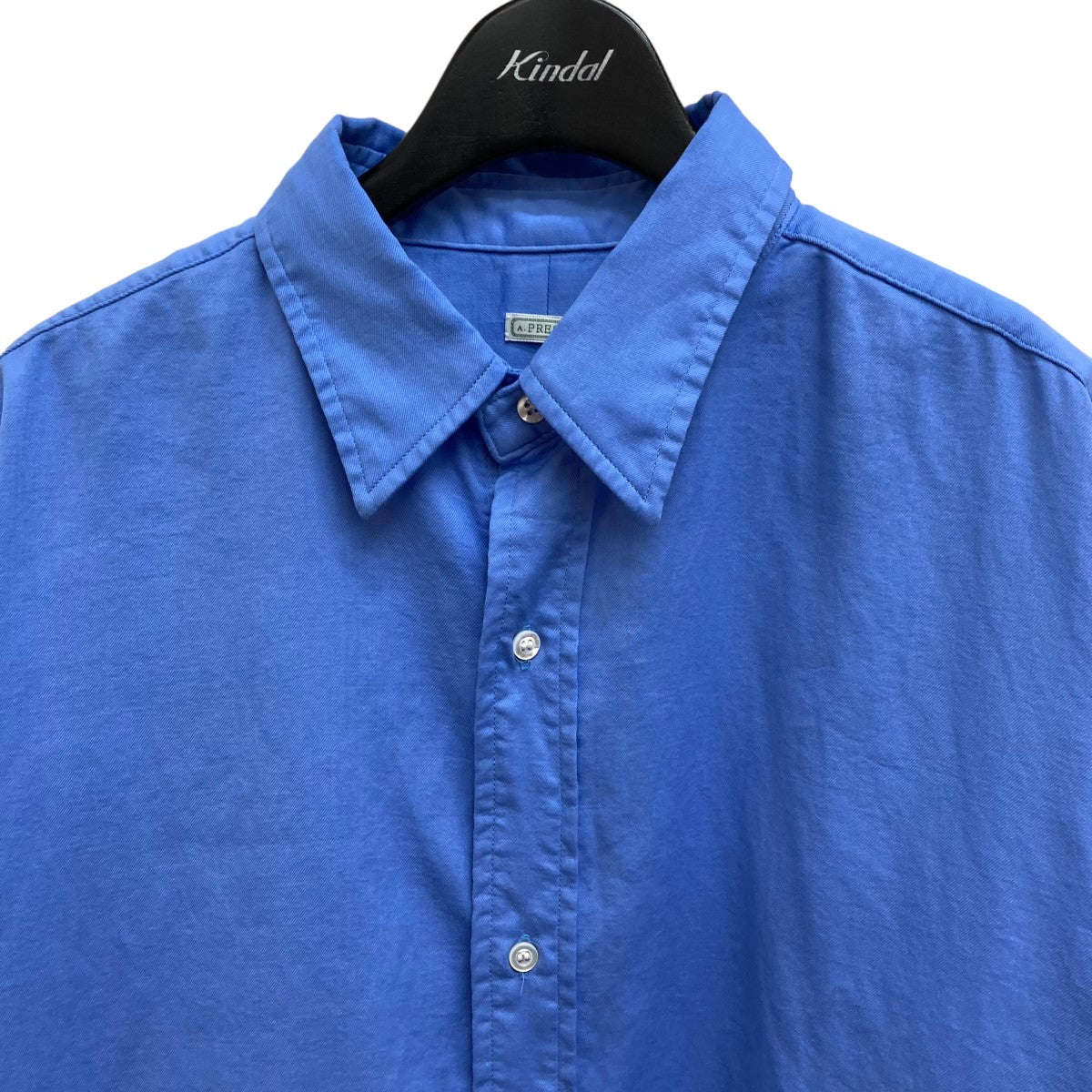 A．PRESSE(アプレッセ) Double Weave Twill Regular Collar Shirtシャツ24SAP-02-03H