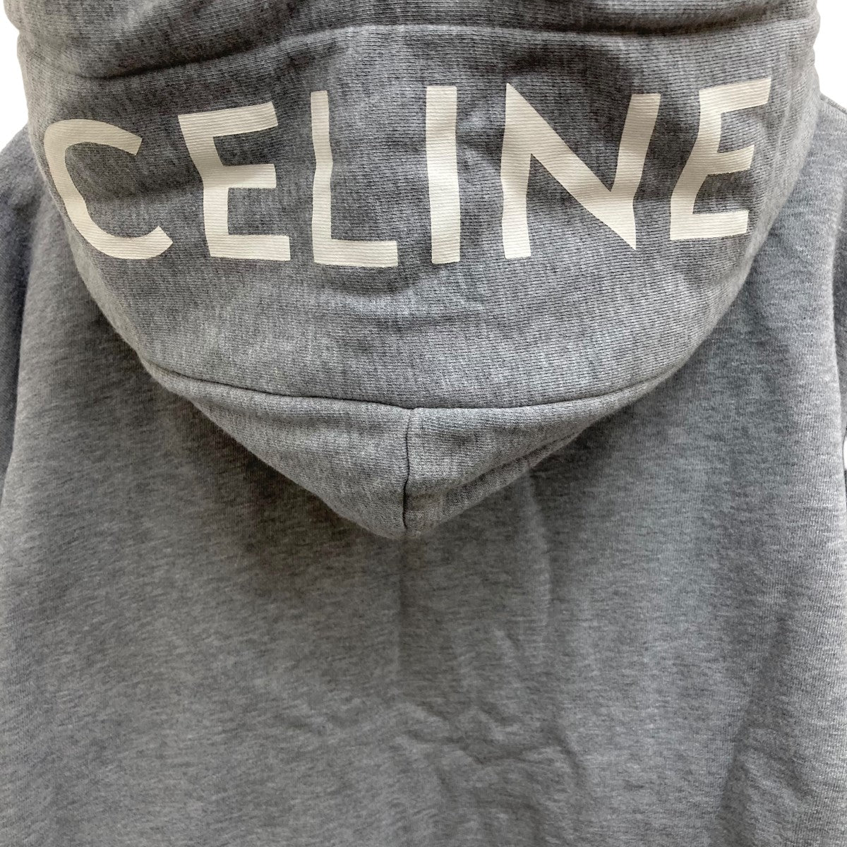 CELINE(セリーヌ) 21AWクロップドジップフーディージップパーカー 
