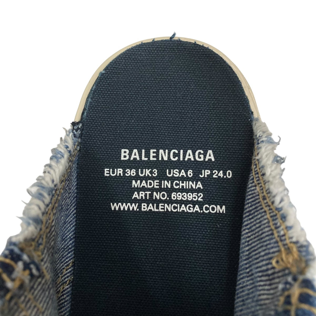 BALENCIAGA(バレンシアガ) denim slippersミュール693953