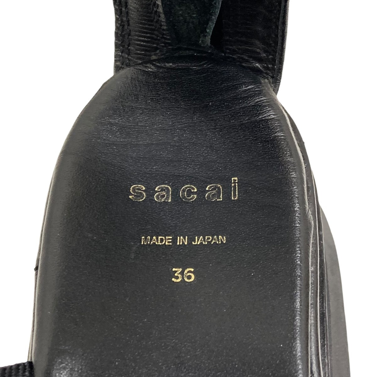 sacai(サカイ) 21SSサンダル ブラック サイズ:36 レディース シューズ 中古・古着