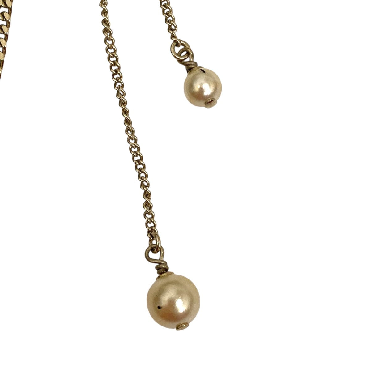 CHANEL(シャネル) ココマーク パールネックレス ゴールド｜【公式