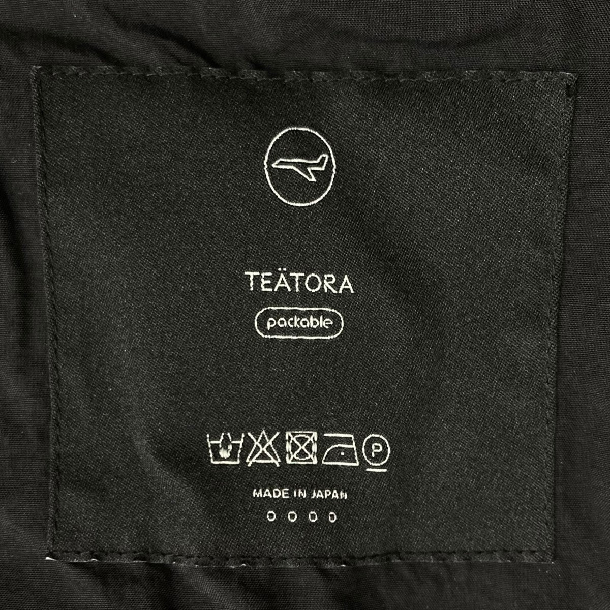 TEATORA(テアトラ) DEVICE COAT packableコートTT-102-P TT-102-P ブラック サイズ  4｜【公式】カインドオルオンライン ブランド古着・中古通販【kindal】