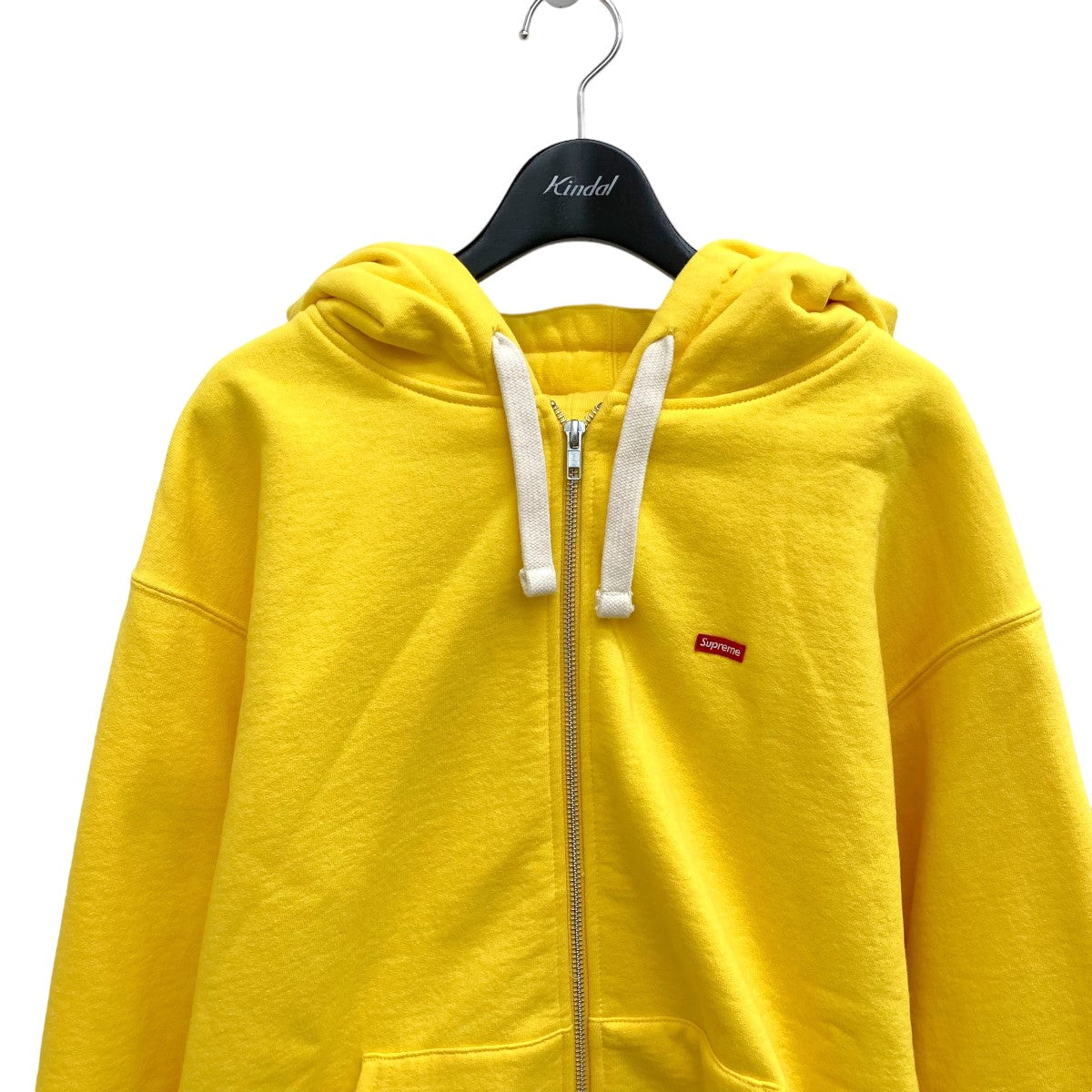 Supreme(シュプリーム) Small Box Drawcord Zip Up Hooded Sweatジップパーカー イエロー サイズ  MEDIUM｜【公式】カインドオルオンライン ブランド古着・中古通販【kindal】