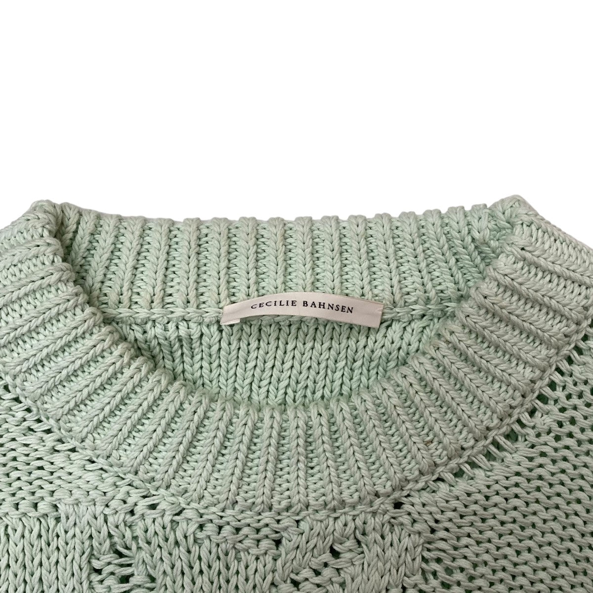Cecilie Bahnsen(セシリーバンセン) チャンキーニット セーター半袖 
