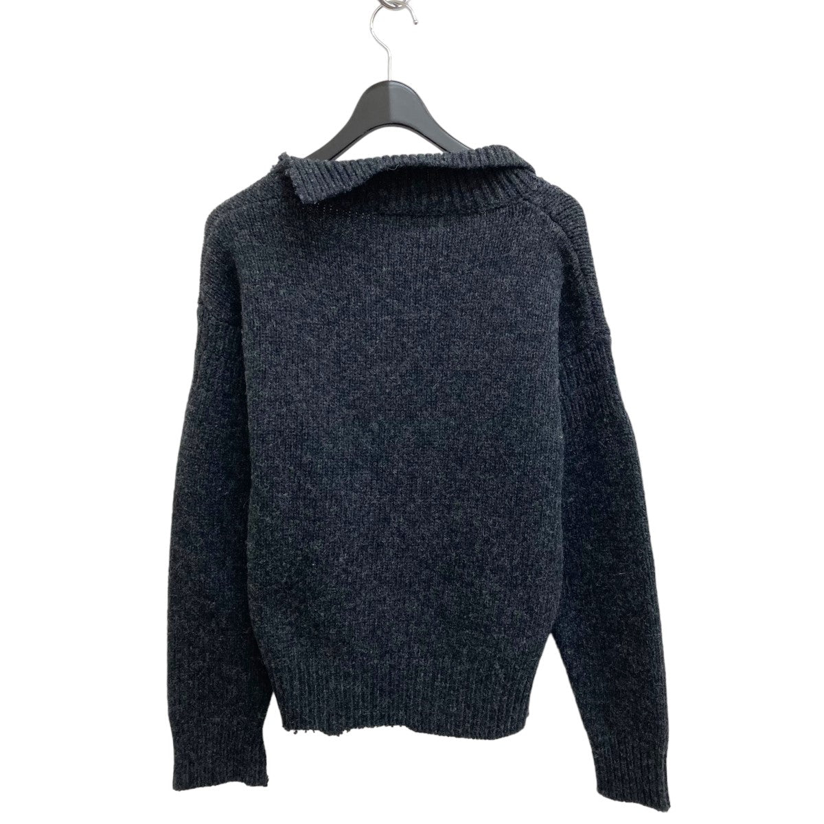 MARNI(マルニ) Destroyed Neck Shetland Knitダメージ加工ニットDVMG0015A0 DVMG0015A0 グレー  サイズ 42｜【公式】カインドオルオンライン ブランド古着・中古通販【kindal】