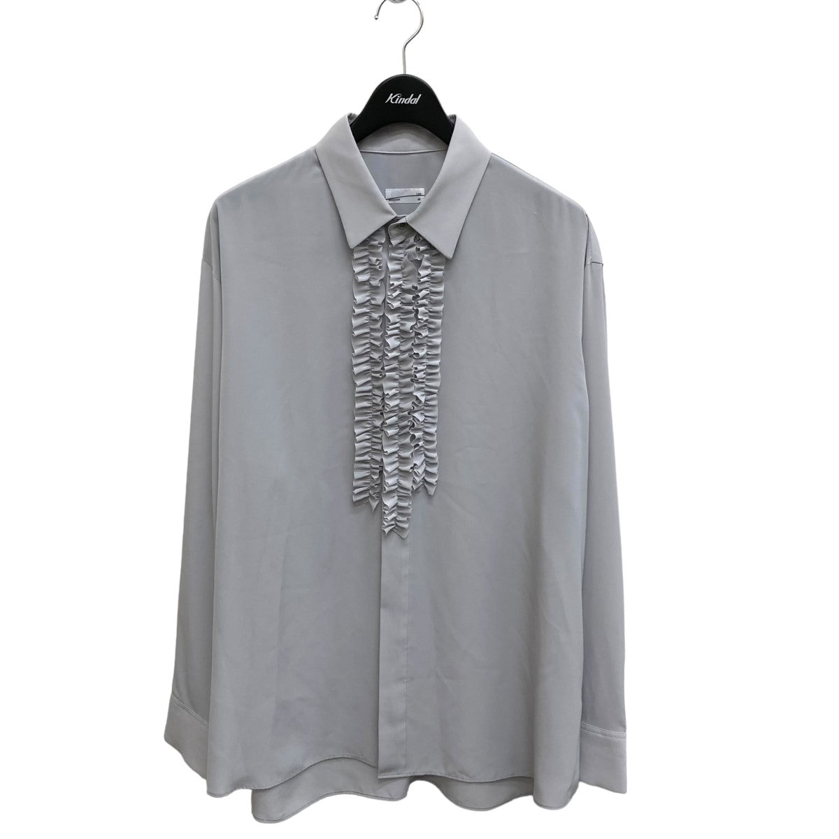 LAD MUSICIAN(ラッドミュージシャン) MINI FRILL BIG SHIRT長袖シャツ2223-108 2223-108 グレー サイズ  46｜【公式】カインドオルオンライン ブランド古着・中古通販【kindal】