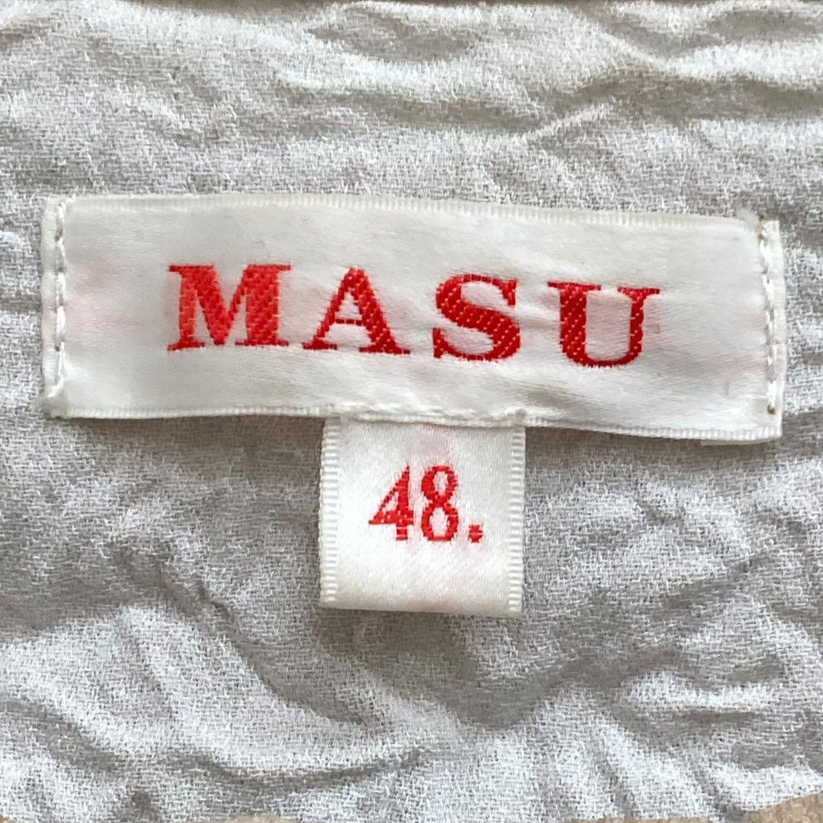 MASU(エムエーエスユー) MARRIAGE POPCORN SWEATSHIRTカットソーMFFW-CS0623 MFFW-CS0623 ベージュ  サイズ 48.｜【公式】カインドオルオンライン ブランド古着・中古通販【kindal】