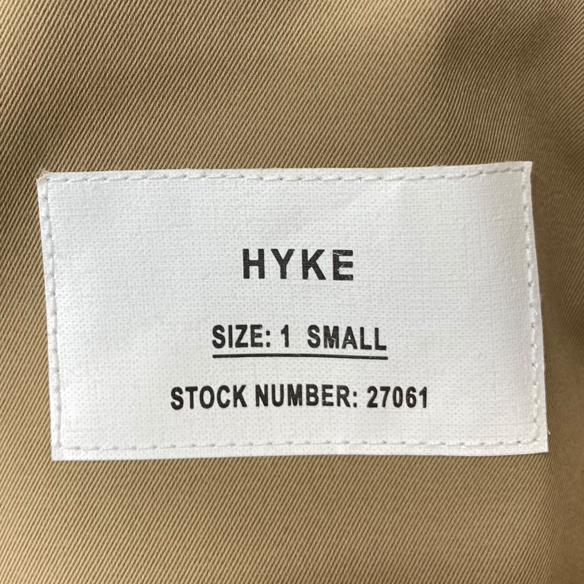 HYKE(ハイク) 24SSfor BIOTOP WEP JACKET EXジャケット27061