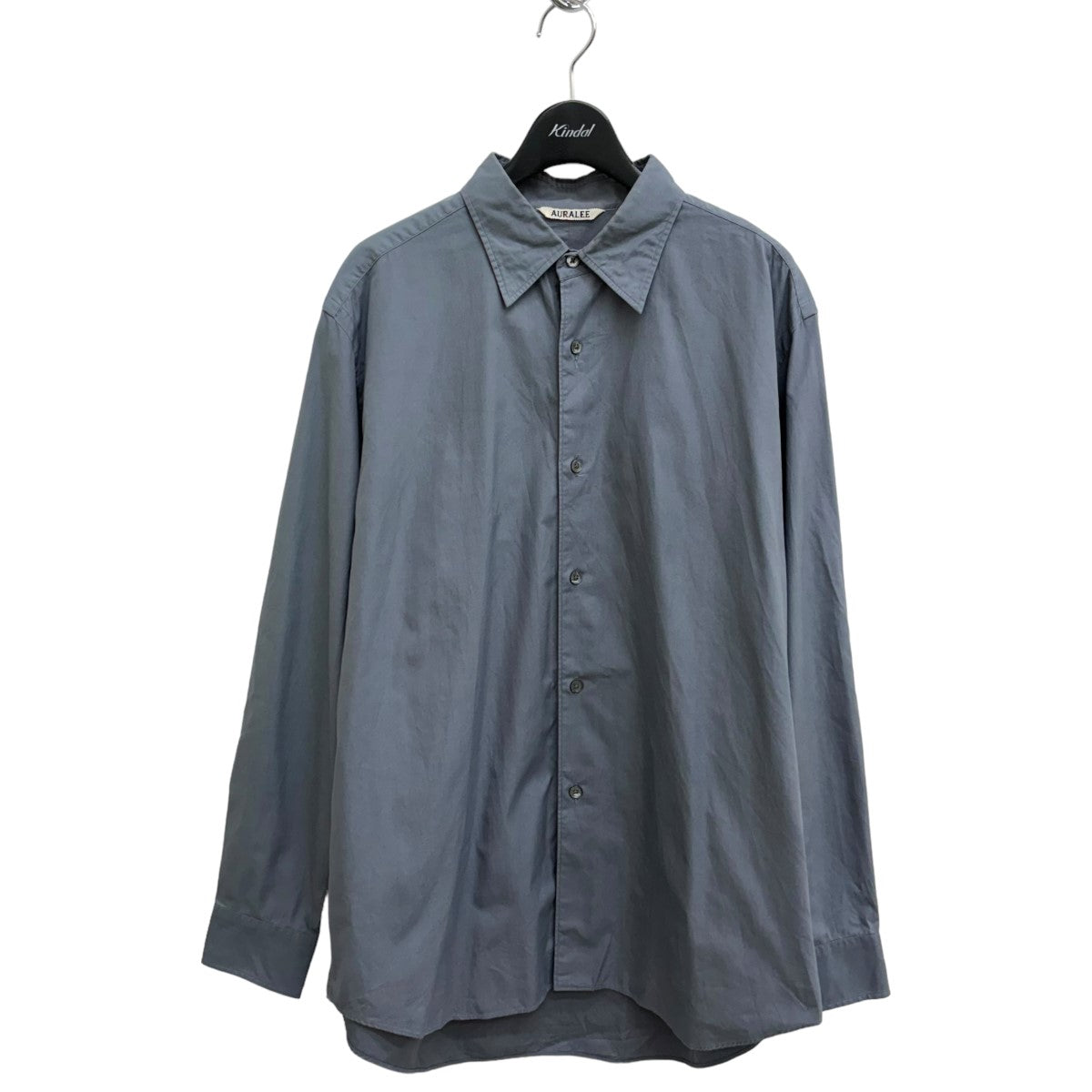 AURALEE(オーラリー) 22SSWASHED FINX TWILL SHIRTS長袖TシャツA22SS01TN A22SS01TN ライトグレー  サイズ 3｜【公式】カインドオルオンライン ブランド古着・中古通販【kindal】