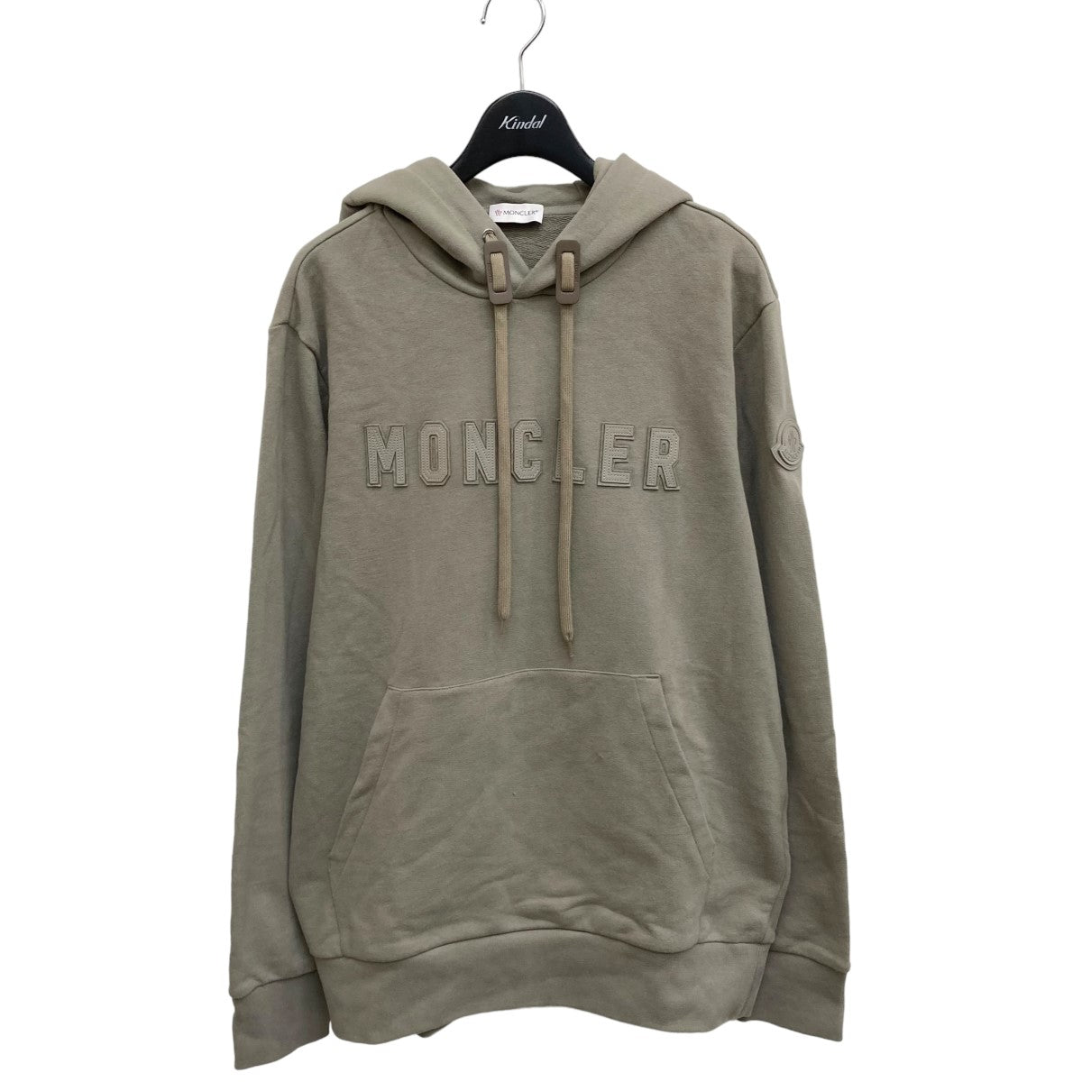 MONCLER(モンクレール) ロゴパーカーフーディーJ10918G00030 89AHE J10918G00030 89AHE ベージュ サイズ  M｜【公式】カインドオルオンライン ブランド古着・中古通販【kindal】