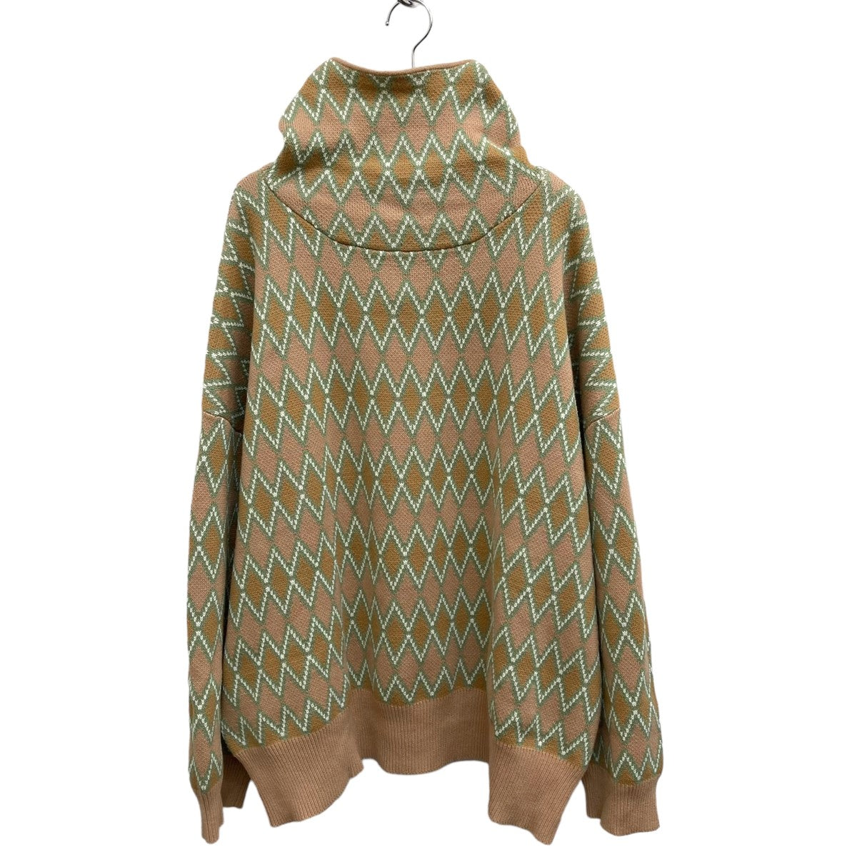 Face Cover Knit Pulloverニットパーカー23AW K-3
