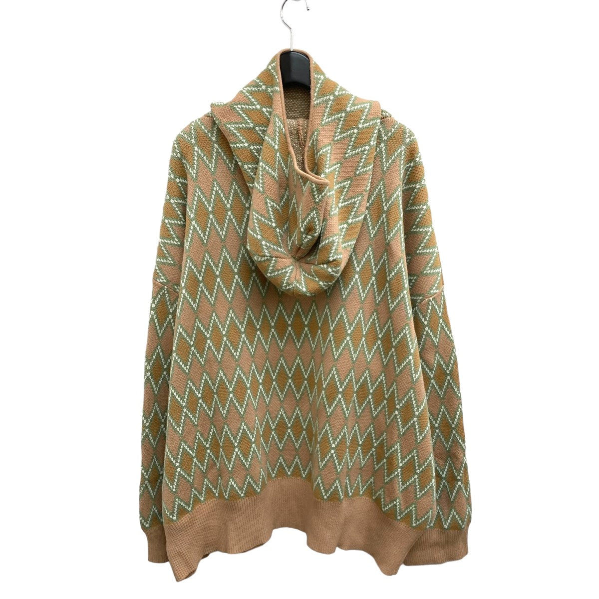 Face Cover Knit Pulloverニットパーカー23AW K-3