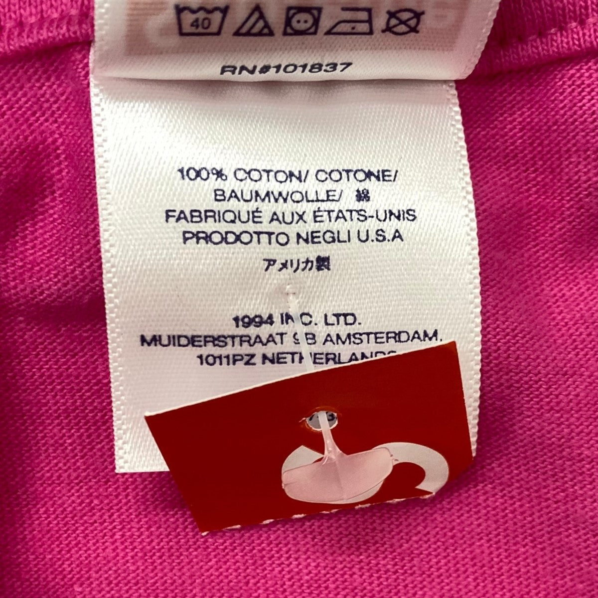 Supreme×Toy Machine Devil Cat TEE半袖Tシャツ ピンク サイズ M