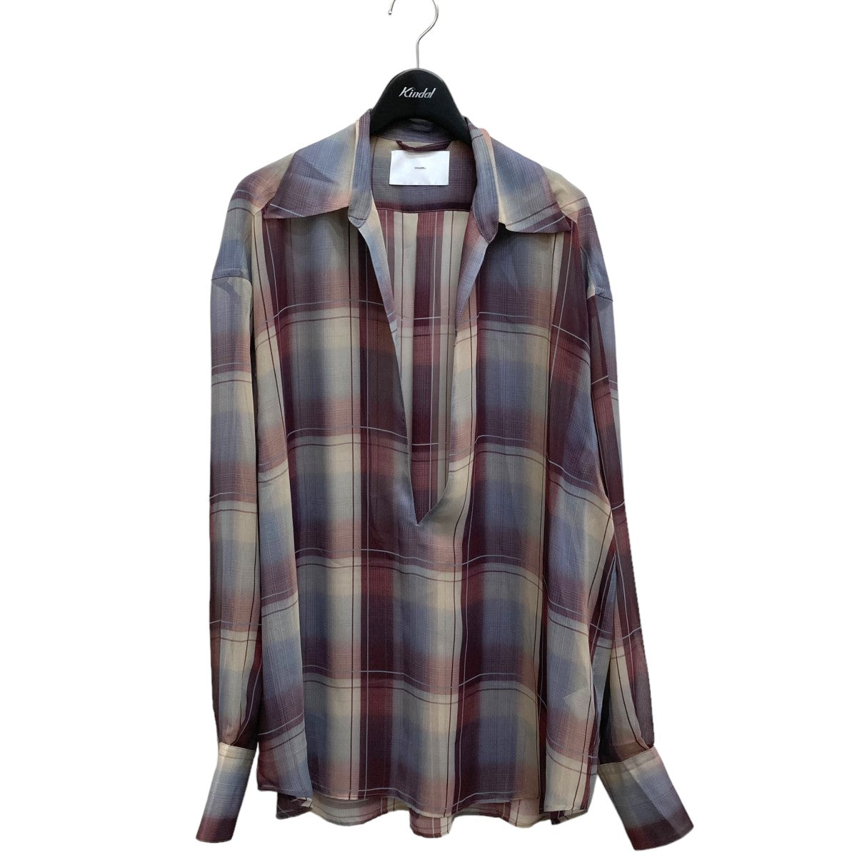 SUGARHILL 古着・中古 シュガーヒルのSHEER OMBRE BLOUSE スキッパーシャツ 2411300506です。