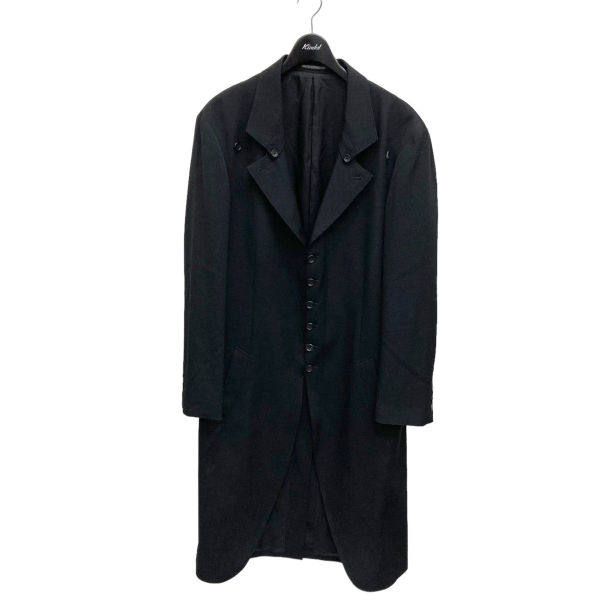 Yohji Yamamoto pour homme(ヨウジヤマモトプールオム) 22AWWOOL GABARDINE FRONT BUTTING  6BUTTONS JACKETジャケットHE-J20-100 HE-J20-100 ブラック サイズ 2｜【公式】カインドオルオンライン  ブランド古着・中古通販【kindal】