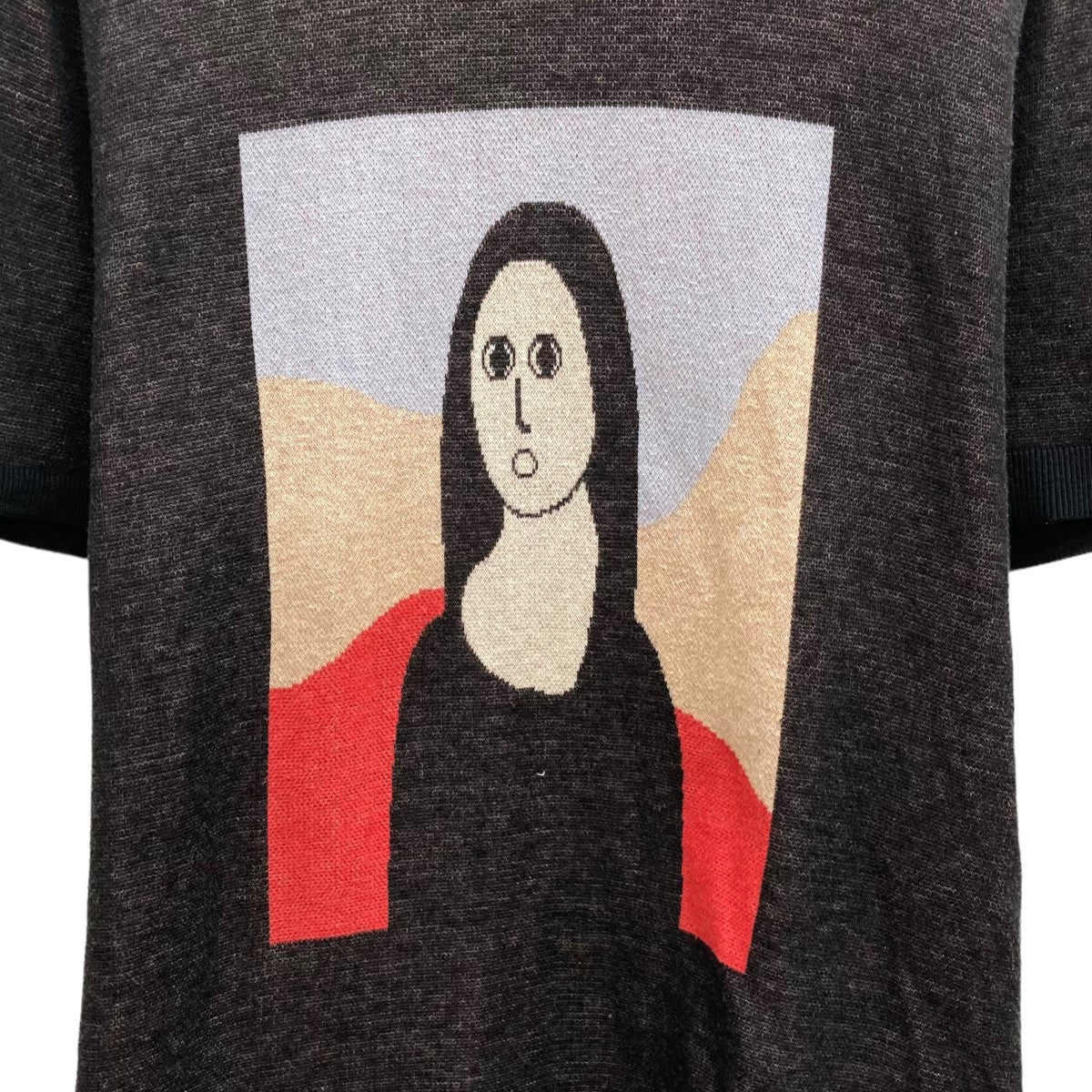 21SSモナリザニット半袖Tシャツ