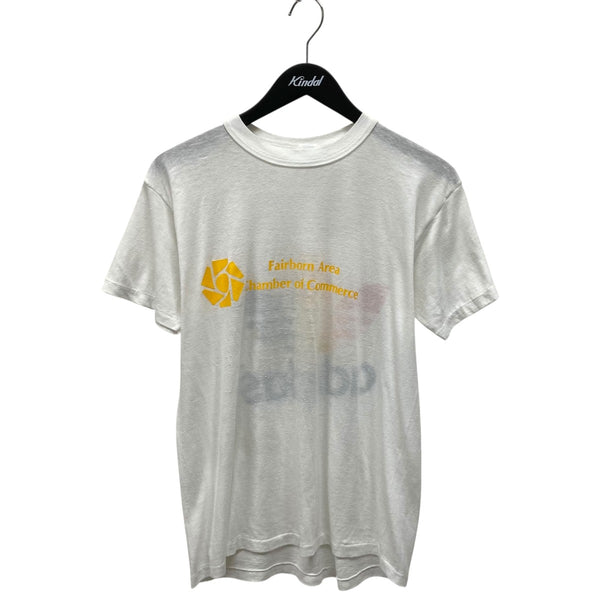 8SM2 adidas フロントロゴプリント　半袖Tシャツ　ホワイト　XS 古着 adidas フロントプリント Tシャツ ホワイト - メルカリ