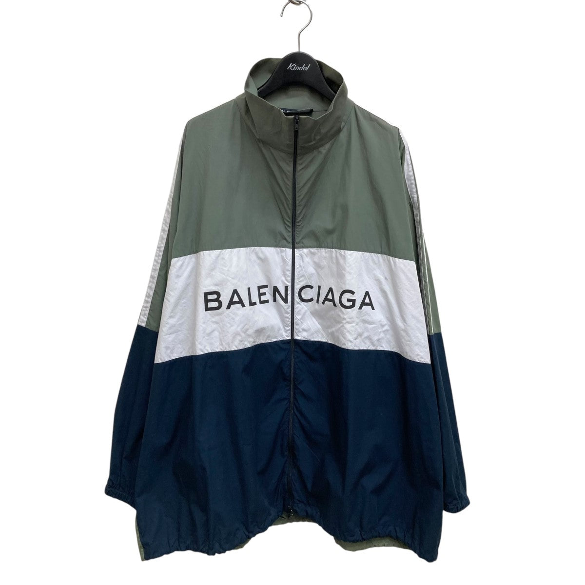 BALENCIAGA ポプリンシャツトラックジャケットジップジャケット508901 TWB13 の古着・中古アイテム