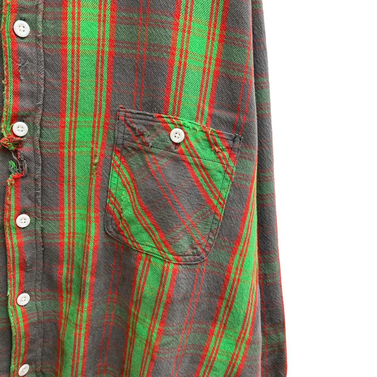SAINT MICHAEL(セントマイケル) DT FRNNL SHIRT CHECKシャツSM