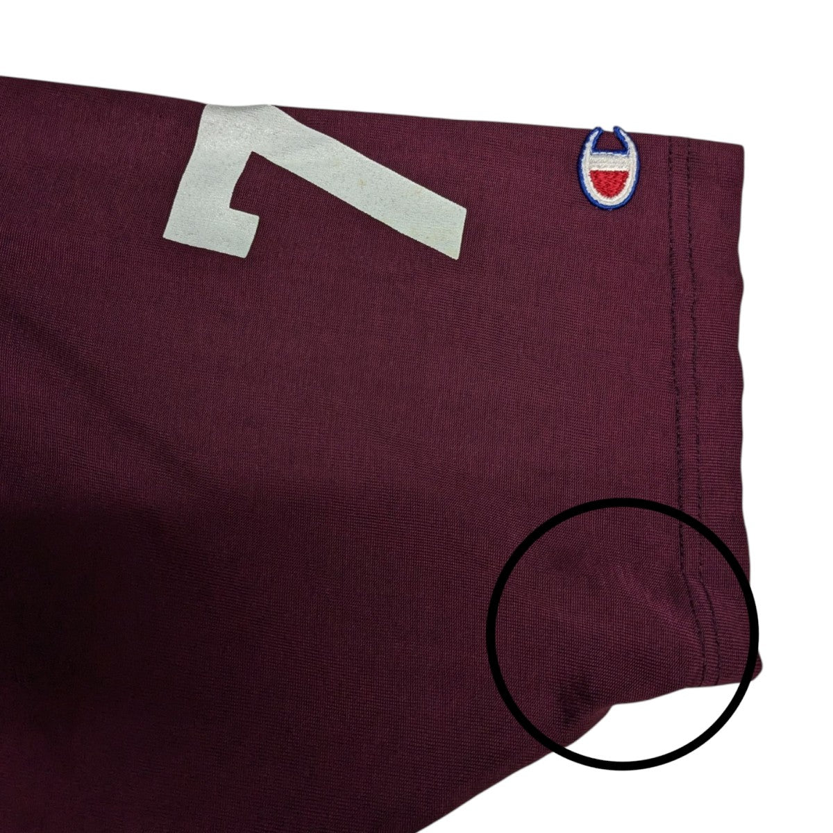 Champion(チャンピオン) トリコタグ フットボールTシャツ レッド