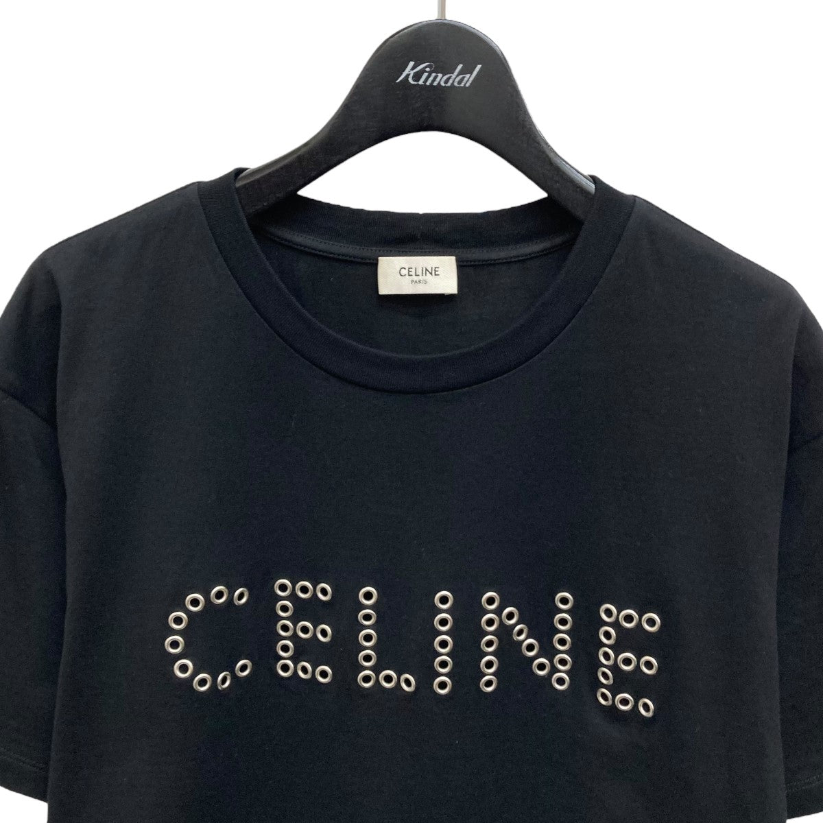 CELINE(セリーヌ) ルーズ スタッズロゴTシャツ半袖Tシャツ