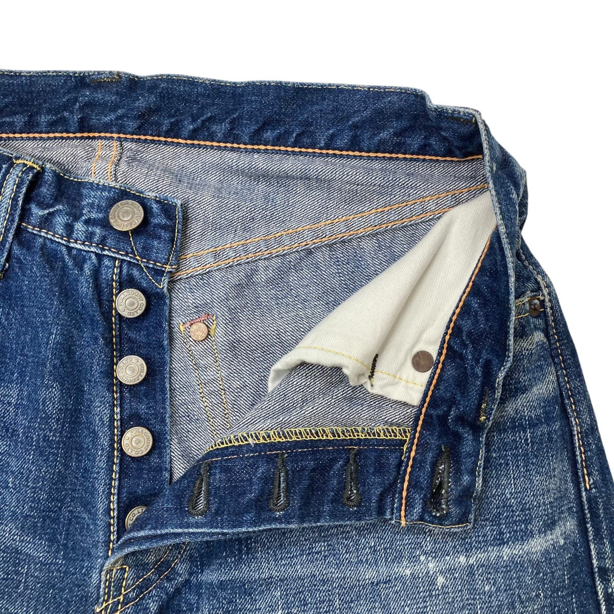 フルカウント旧モデル　デニム　古着　0105 FULLCOUNT（フルカウント）#0105 Wide Denim（ワイドデニム