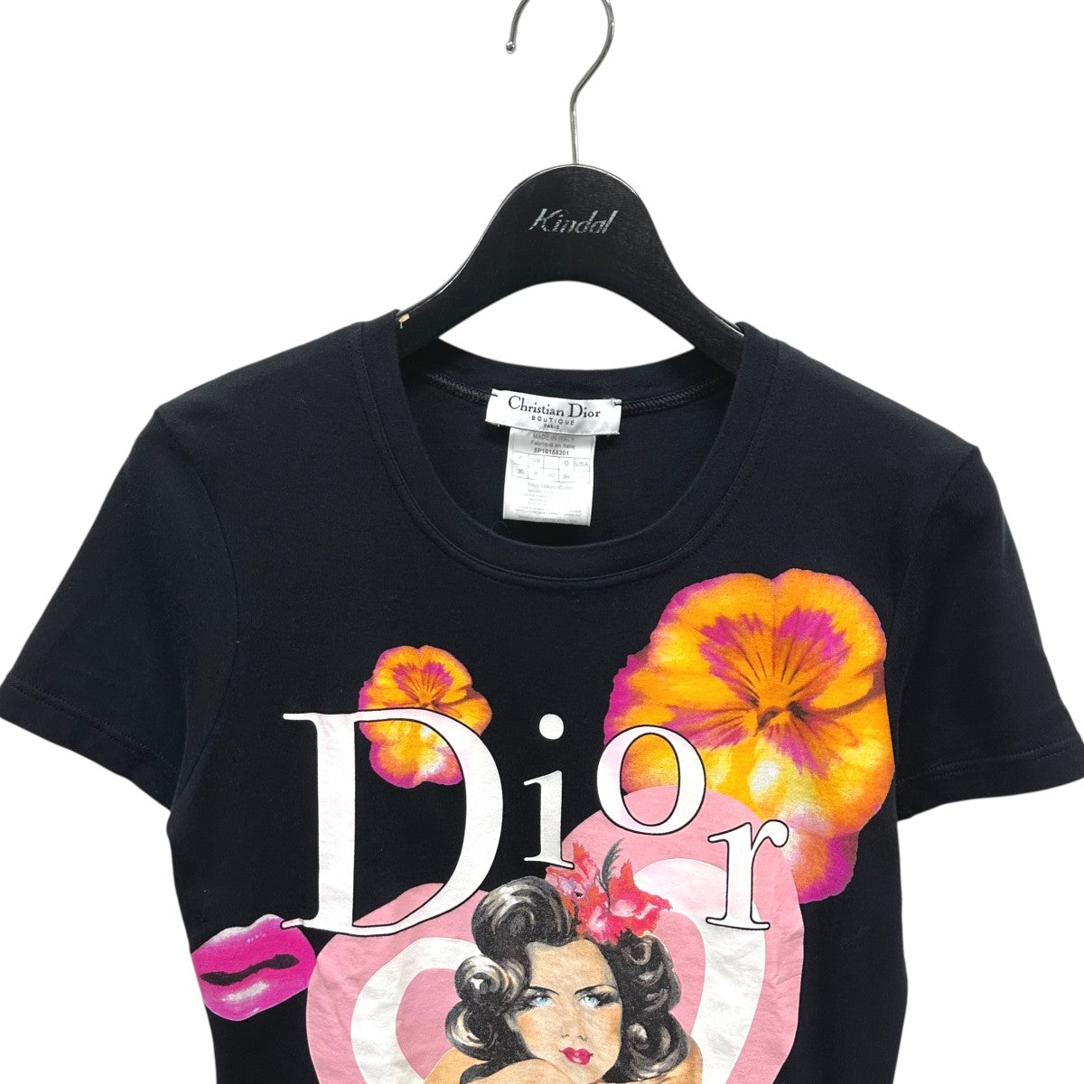 即発送/Christian Dior 半袖ニット 夏物 Tシャツ 動物プリント 50413-1.jpg