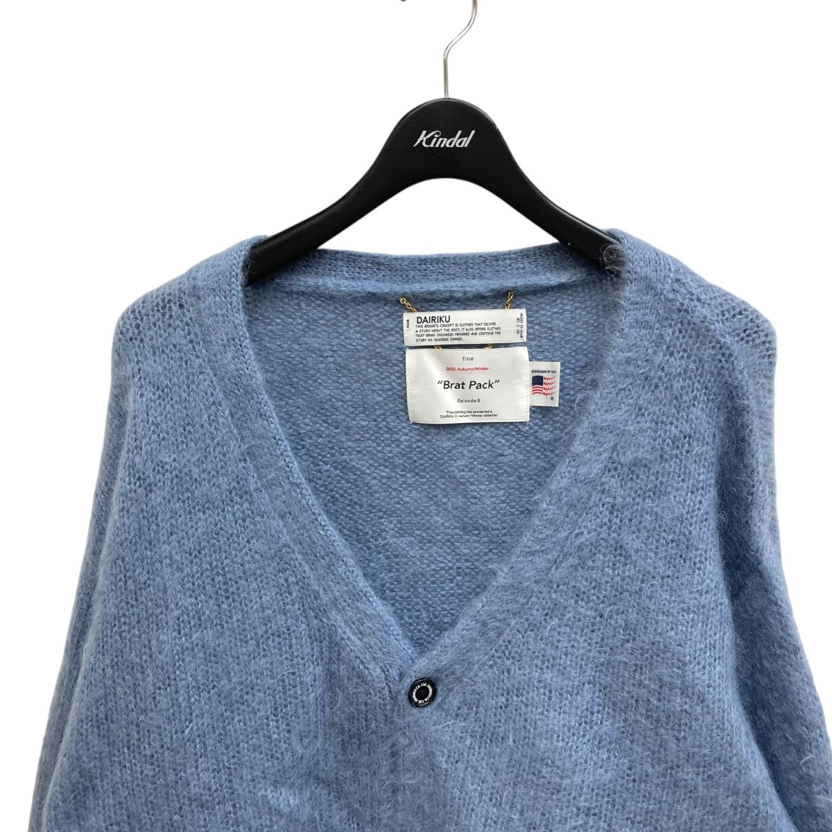 DAIRIKU(ダイリク) ”Molly”Mohair Knit Cardiganニットカーディガン21AW-K-4 21AW-K-4  スカイブルー｜【公式】カインドオルオンライン ブランド古着・中古通販【kindal】