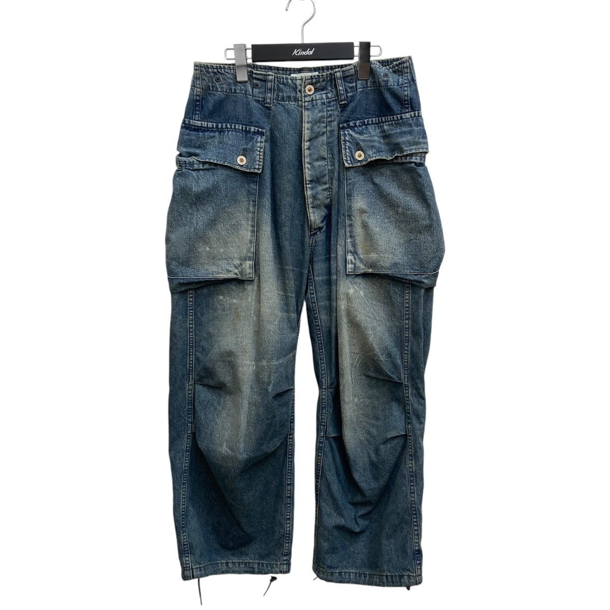 HERILL(ヘリル) 23SSNepdenim M44 Trousers ヴィンテージ加工デニムパンツ23-030-HL-8080-1  23-030-HL-8080-1 インディゴ サイズ 1｜【公式】カインドオルオンライン ブランド古着・中古通販【kindal】