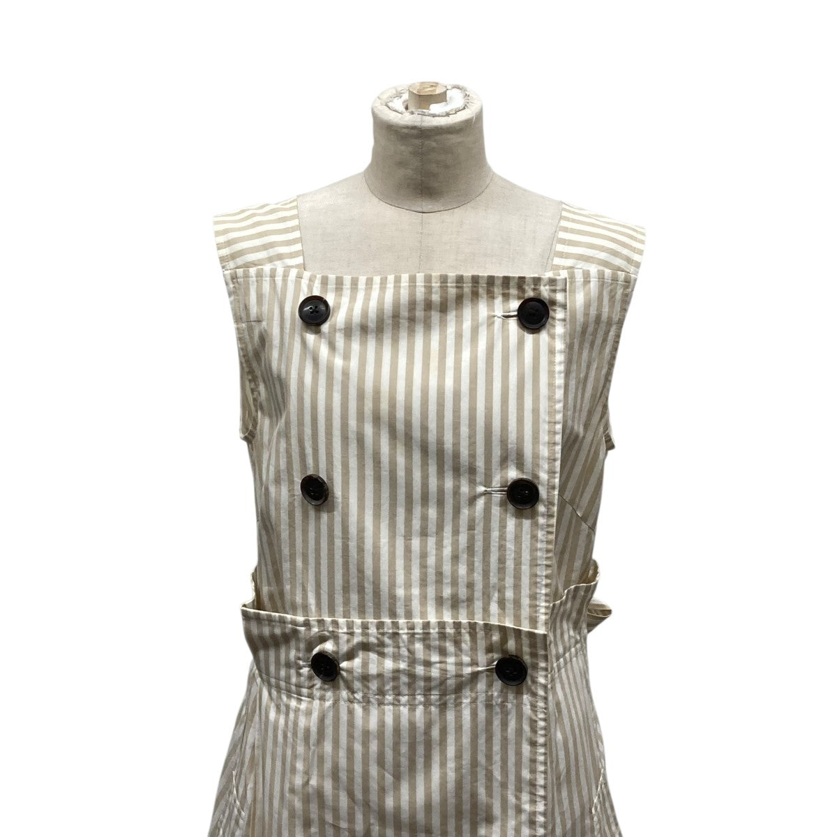 ADEAM ノースリーブ リボン ワンピース 黒 ベージュ 美品 ADEAM アディアム 42224 ブラックサンセットドレス