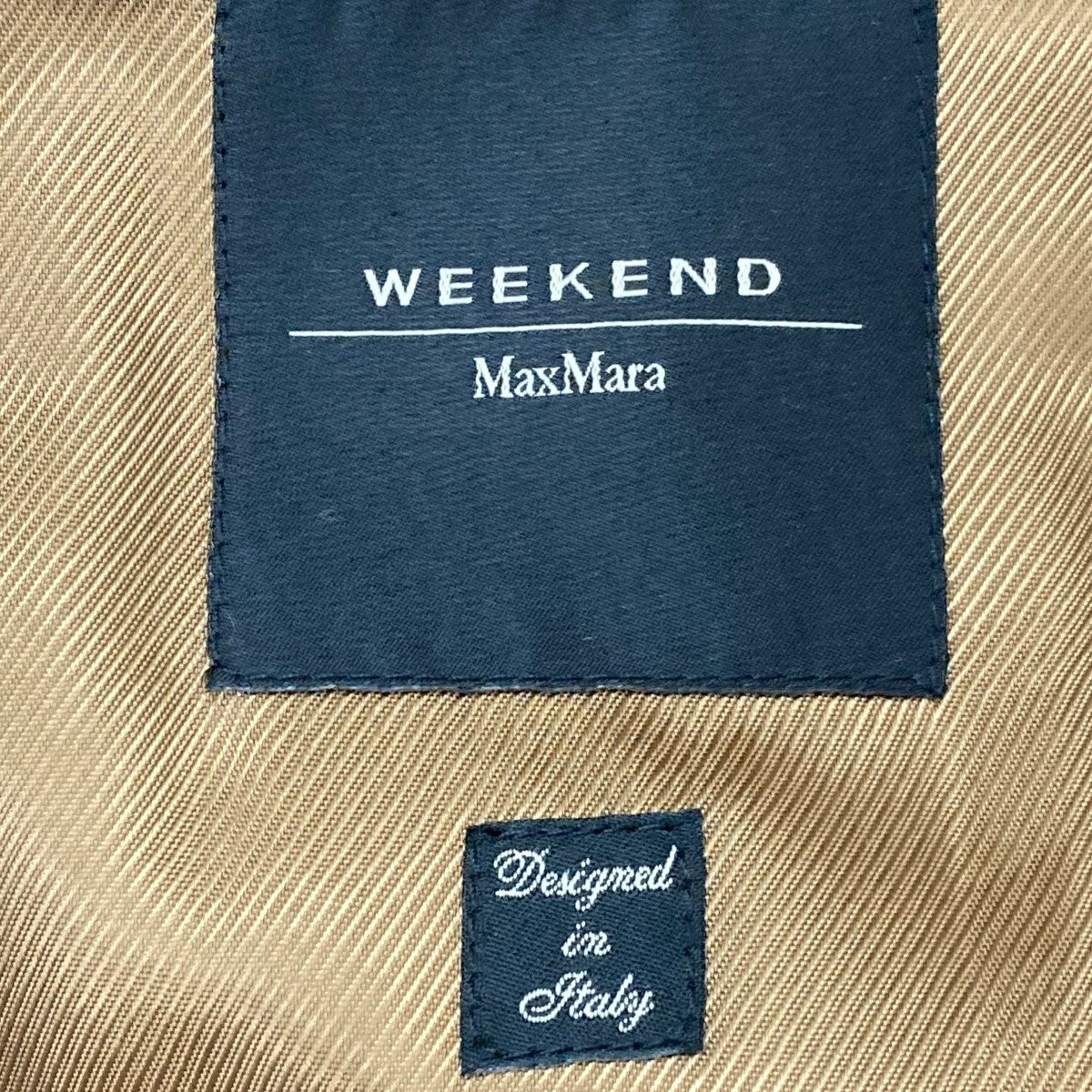 Weekend Max Mara(ウィークエンドマックスマーラ) ウールダブルブレストコート501602036-36-01 501602036-36-01  ブラウン サイズ 36｜【公式】カインドオルオンライン ブランド古着・中古通販【kindal】