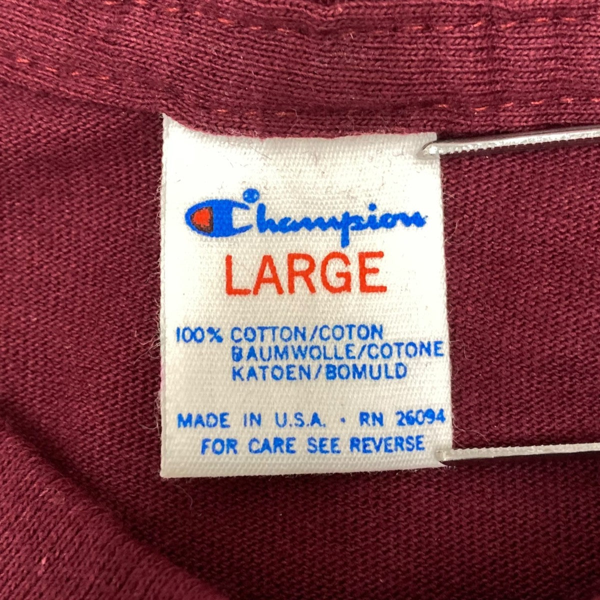 Champion 80S トリコタグ マサチューセッツロゴＴ半袖Tシャツ 古着・中古-8枚目のアイテム画像