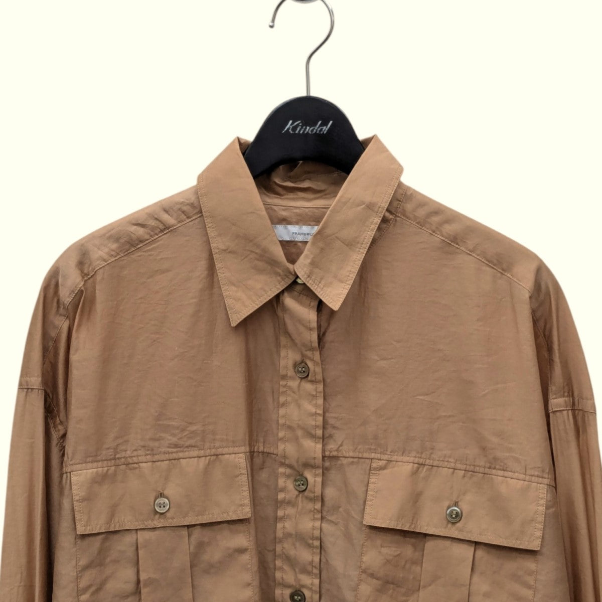 FRAMeWORK(フレームワーク) シアーオーガンジーWORKシャツブラウス