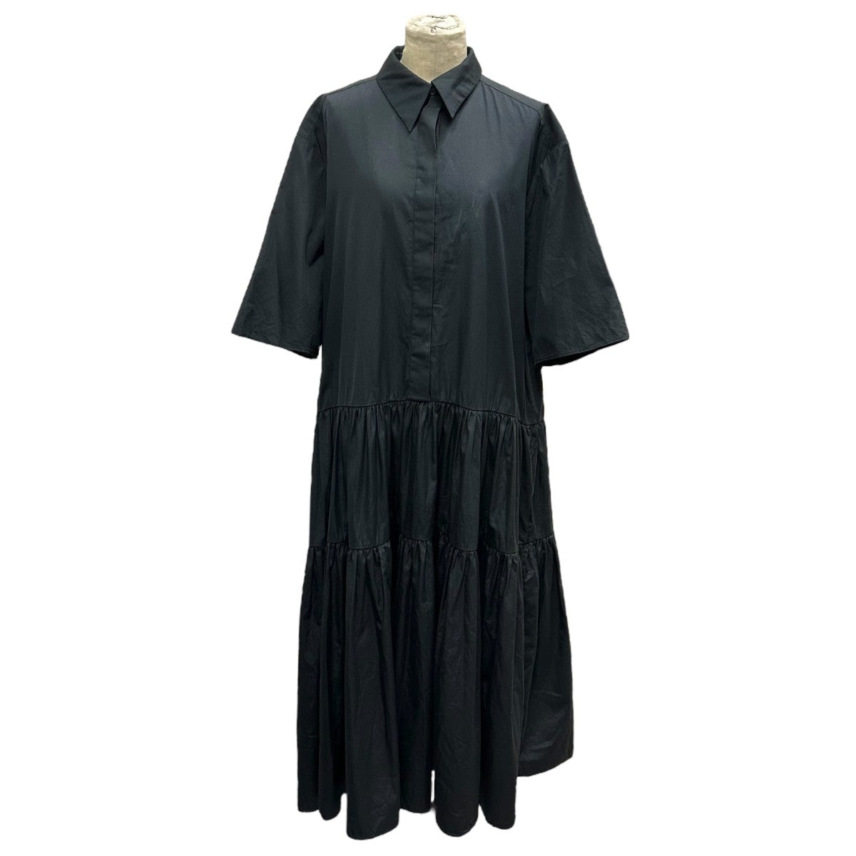 Cecilie Bahnsen(セシリーバンセン) 半袖ワンピース ブラック