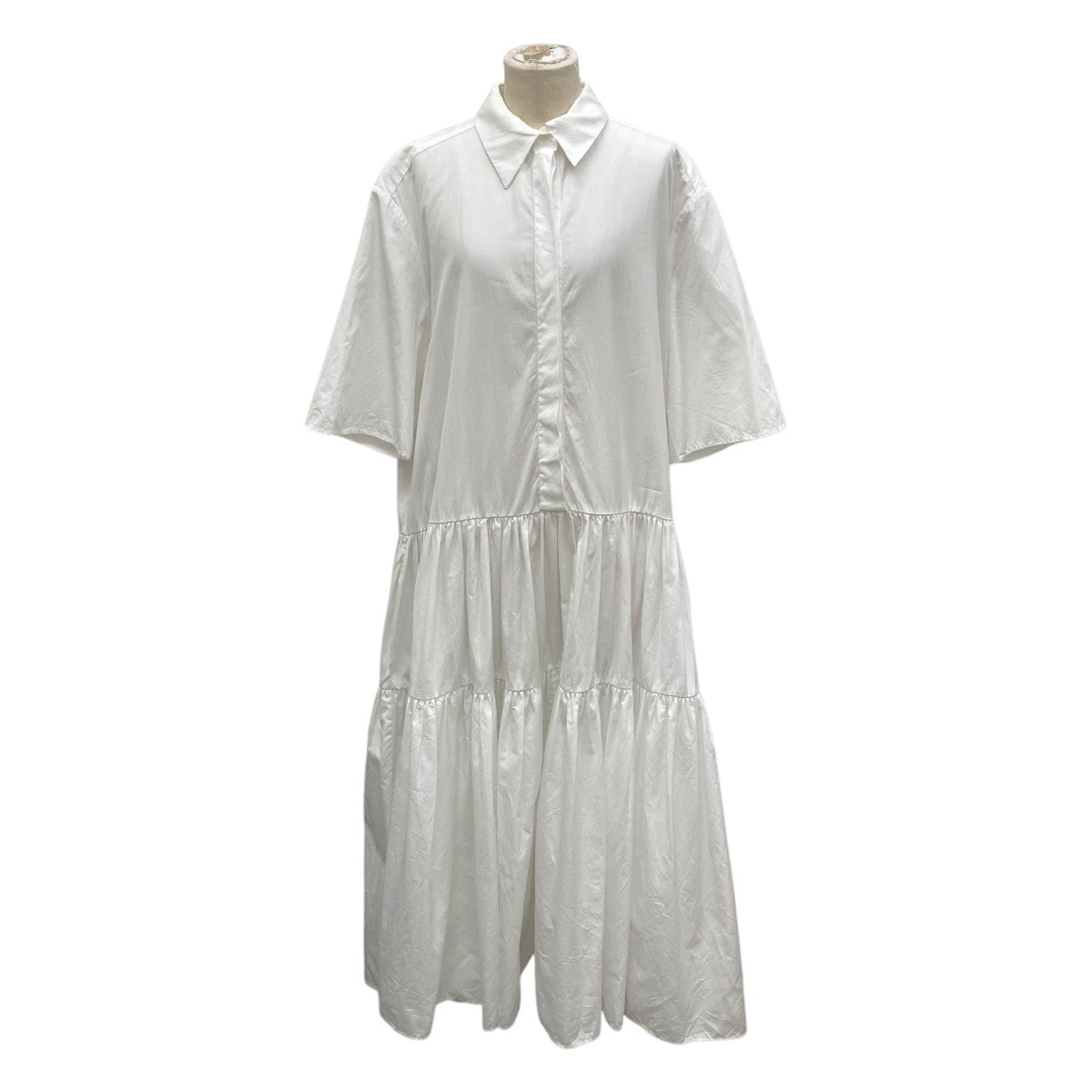 Cecilie Bahnsen 23SSPRIMROSE DRESS半袖シャツワンピースEDI-0002 古着・中古-1枚目のアイテム画像