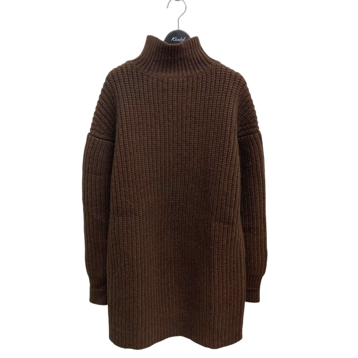 RIB TURTLE NECK KNITタートルネックニット8613-105-0082