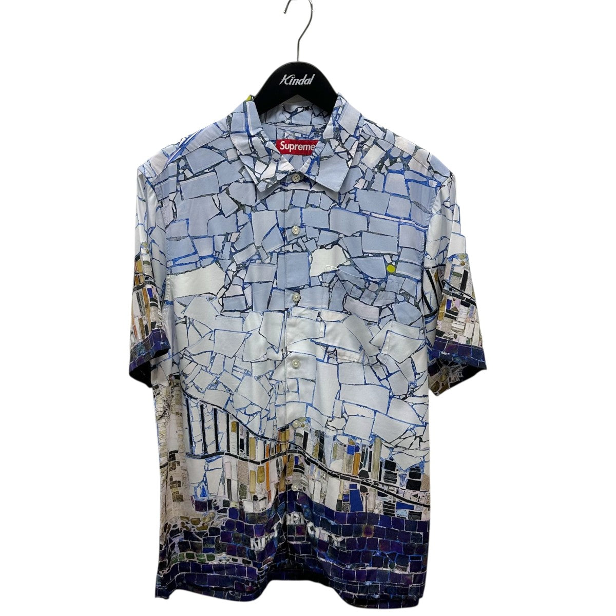 U*い様 Lサイズ シュプリーム トーナルモノグラム シルクシャツ 半袖 Supreme(シュプリーム) 22SS Tonal Monogram Silk S／S Shirt